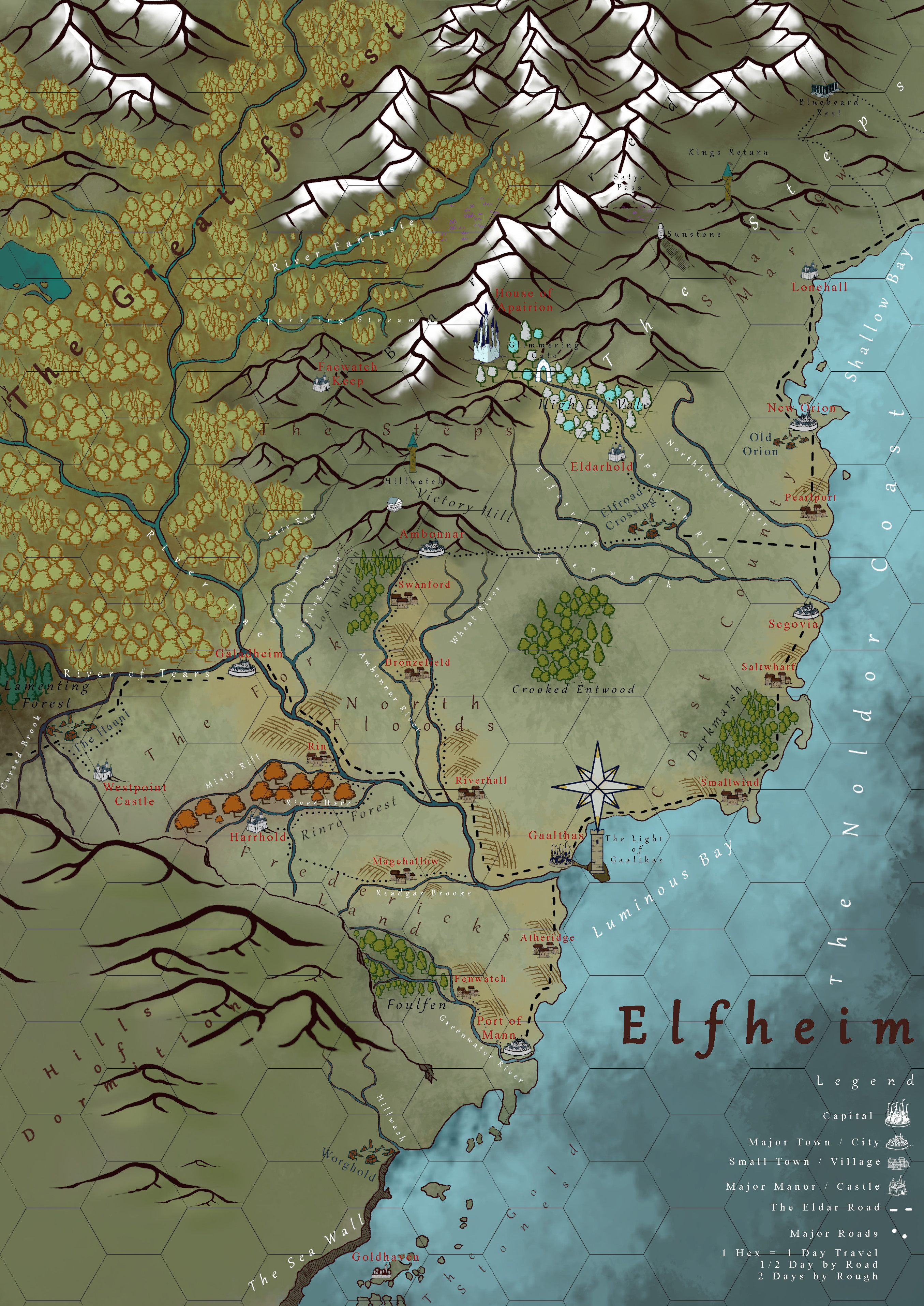Elfheim Geographic Location in Athenion | World Anvil
