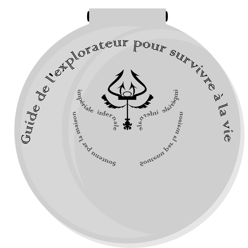 Objet circulaire gris