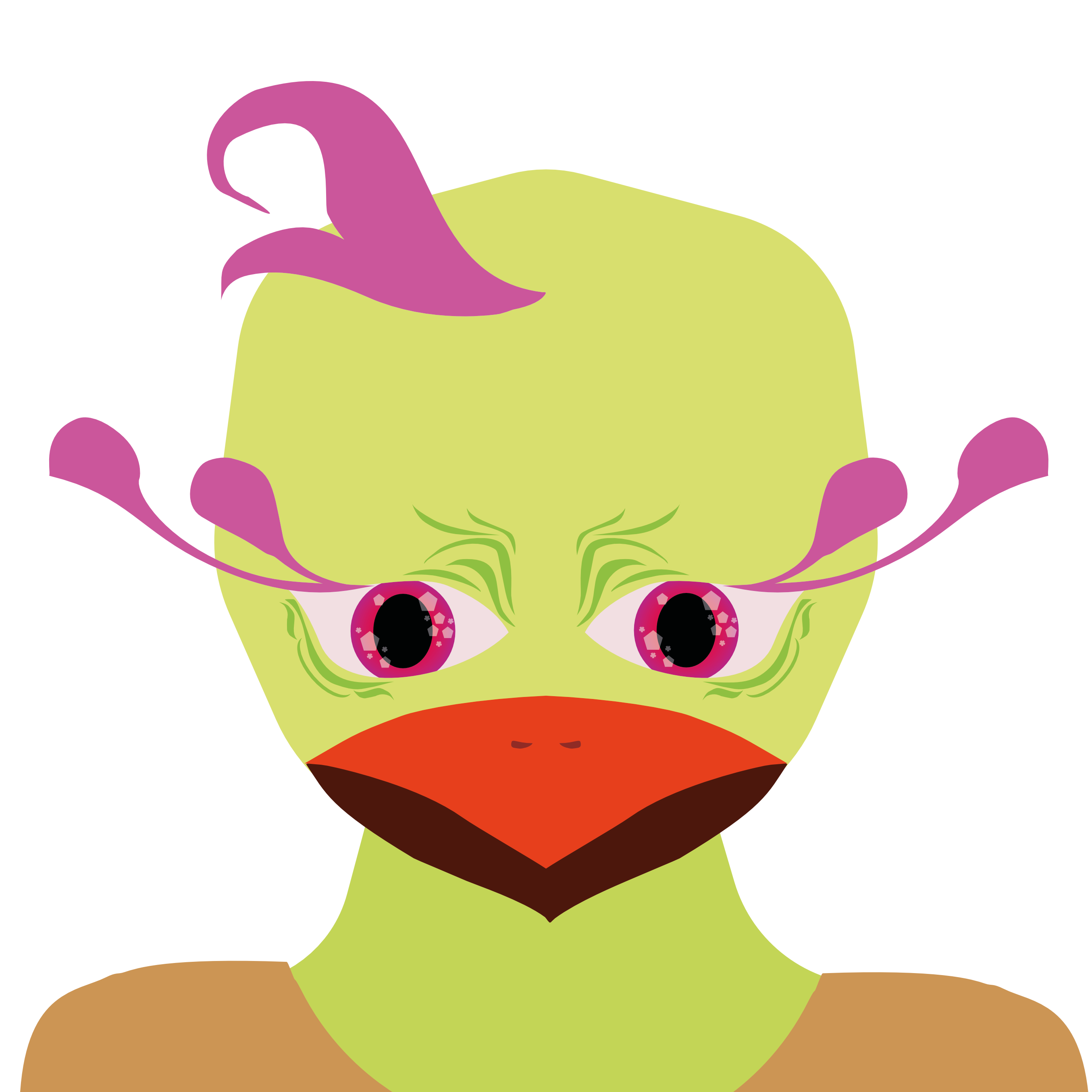 Oiseau vert