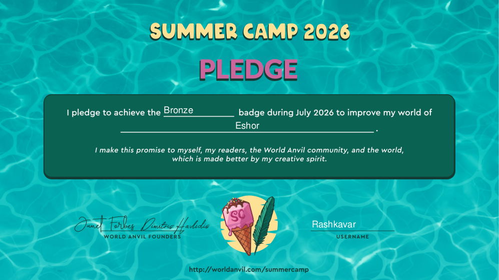 Summer Camp 2026 Pledge