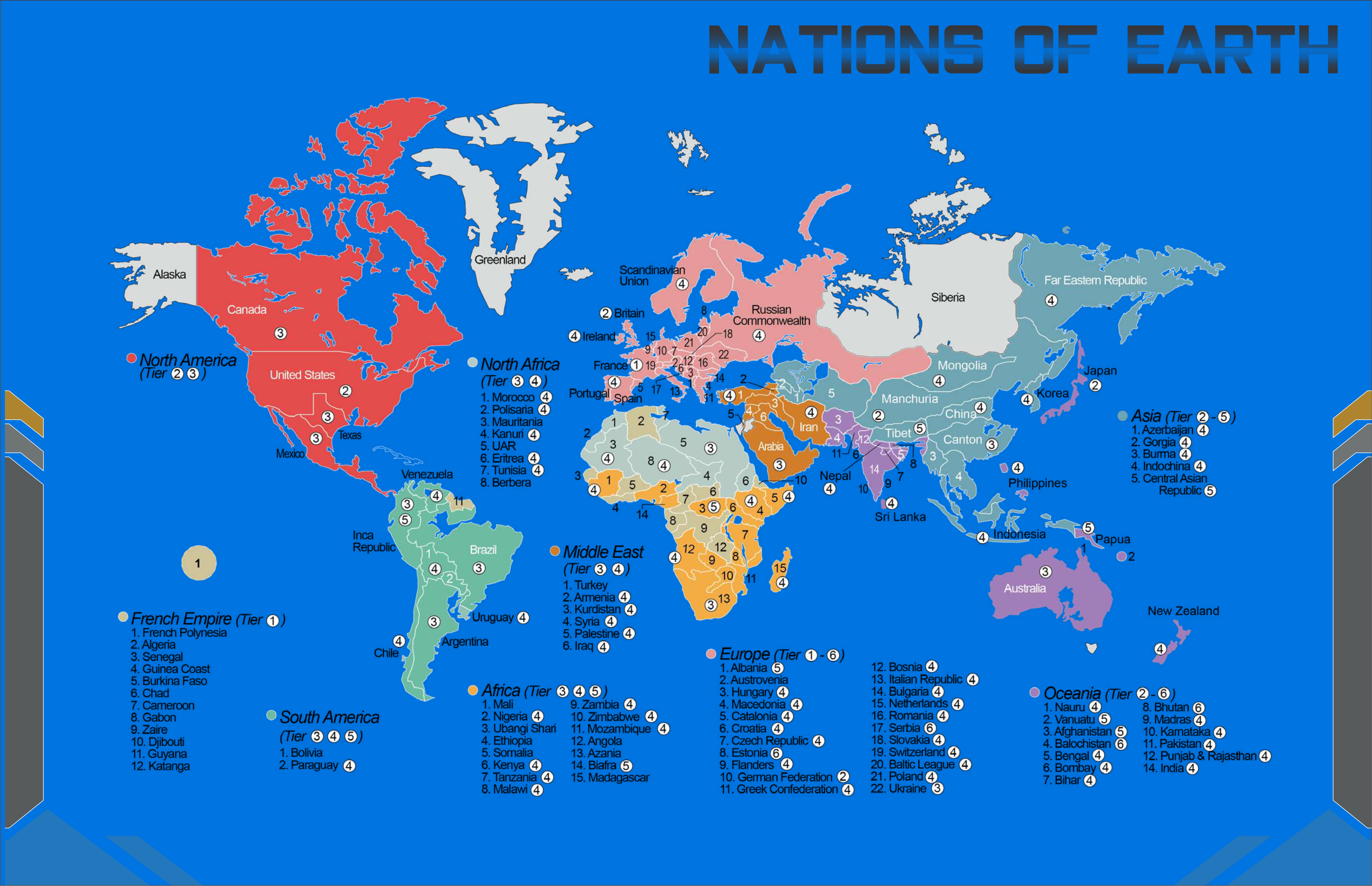 Earth Geographic Location in 2300AD | World Anvil