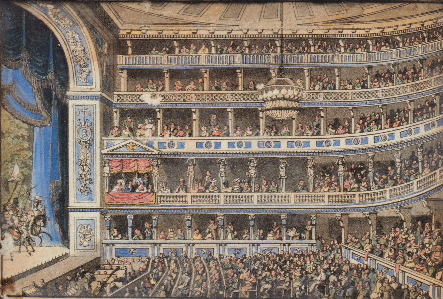 Large theatre audience