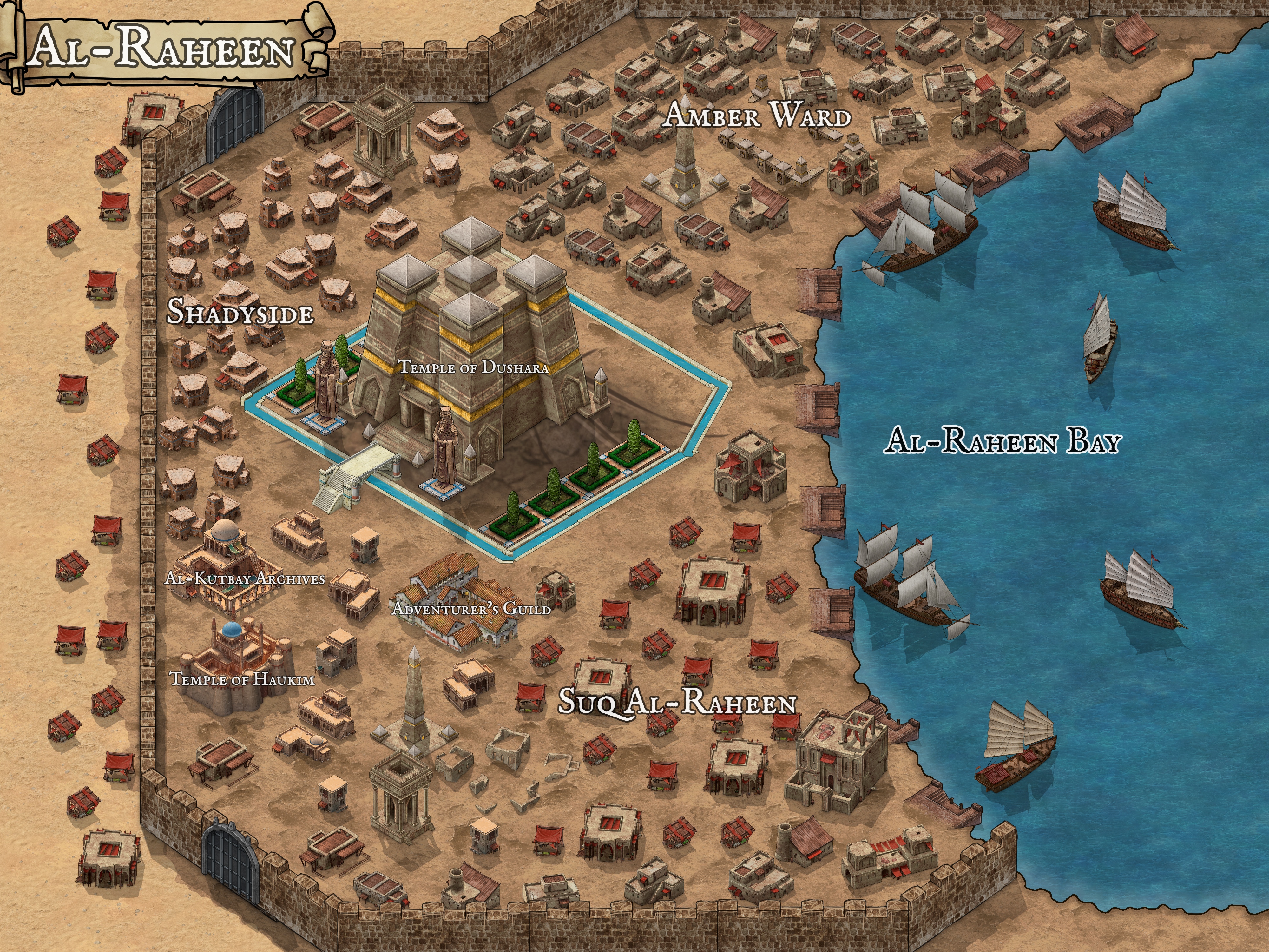 Al-Raheen Settlement in Arlyss | World Anvil