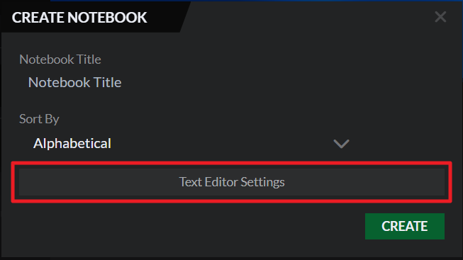 create notebook text editor settings.png