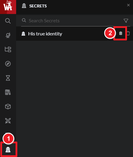 Copy secret from side menu.png