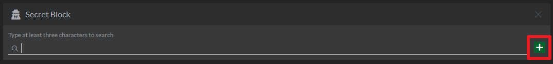 Visual editor create secret.png
