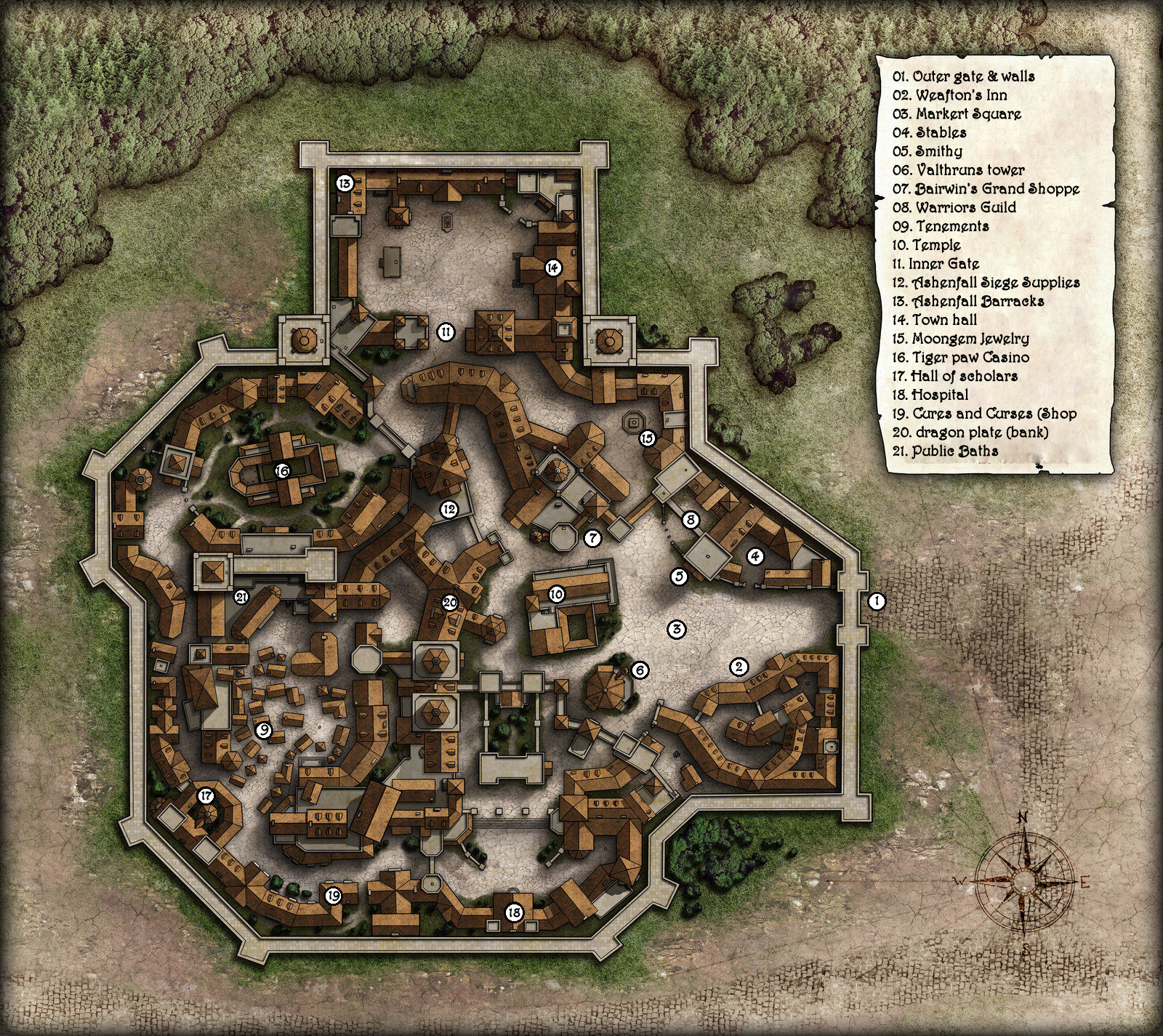Ashenfall - Map in Eldoria| World Anvil