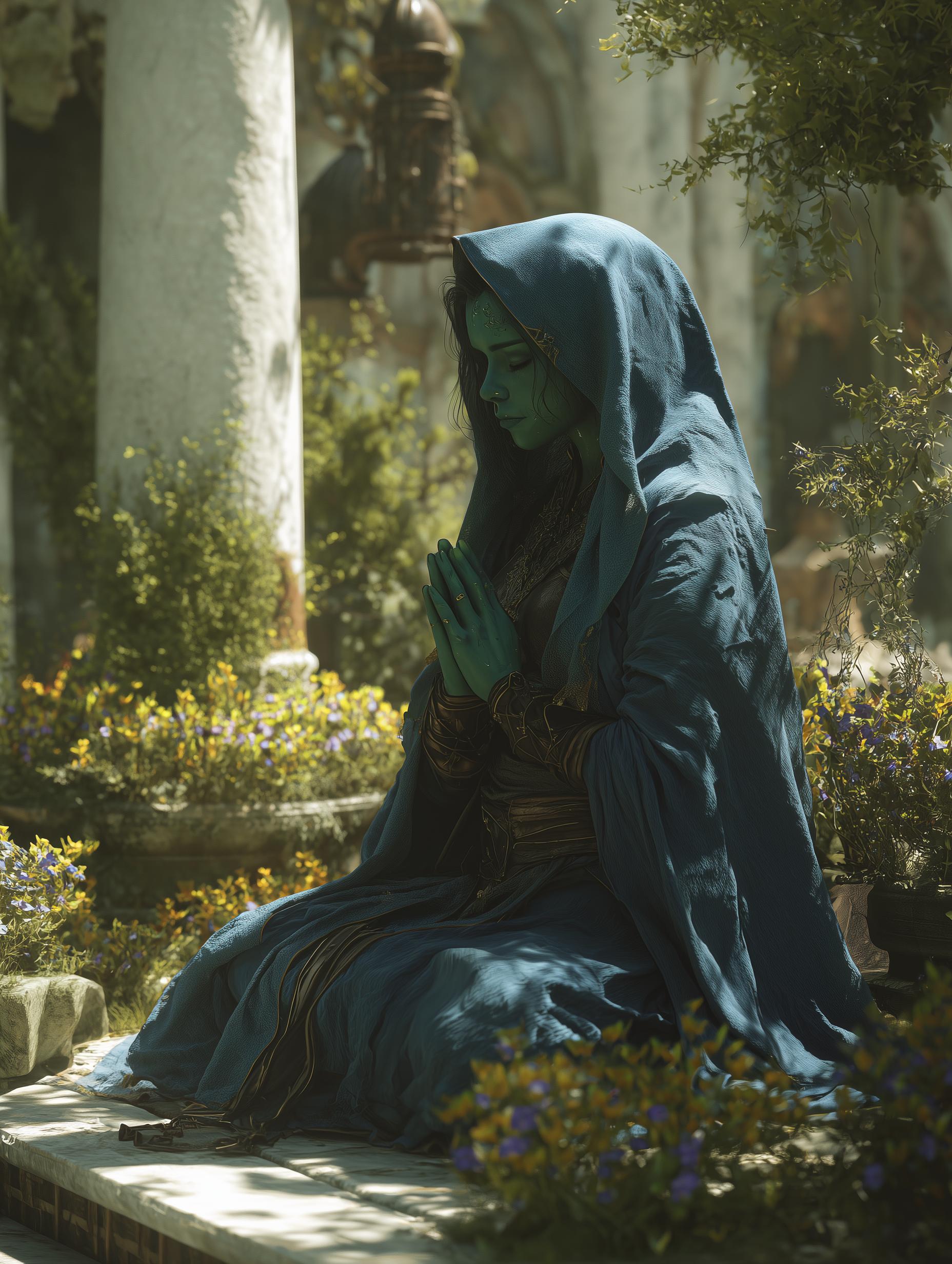 Female Pure One praying.png