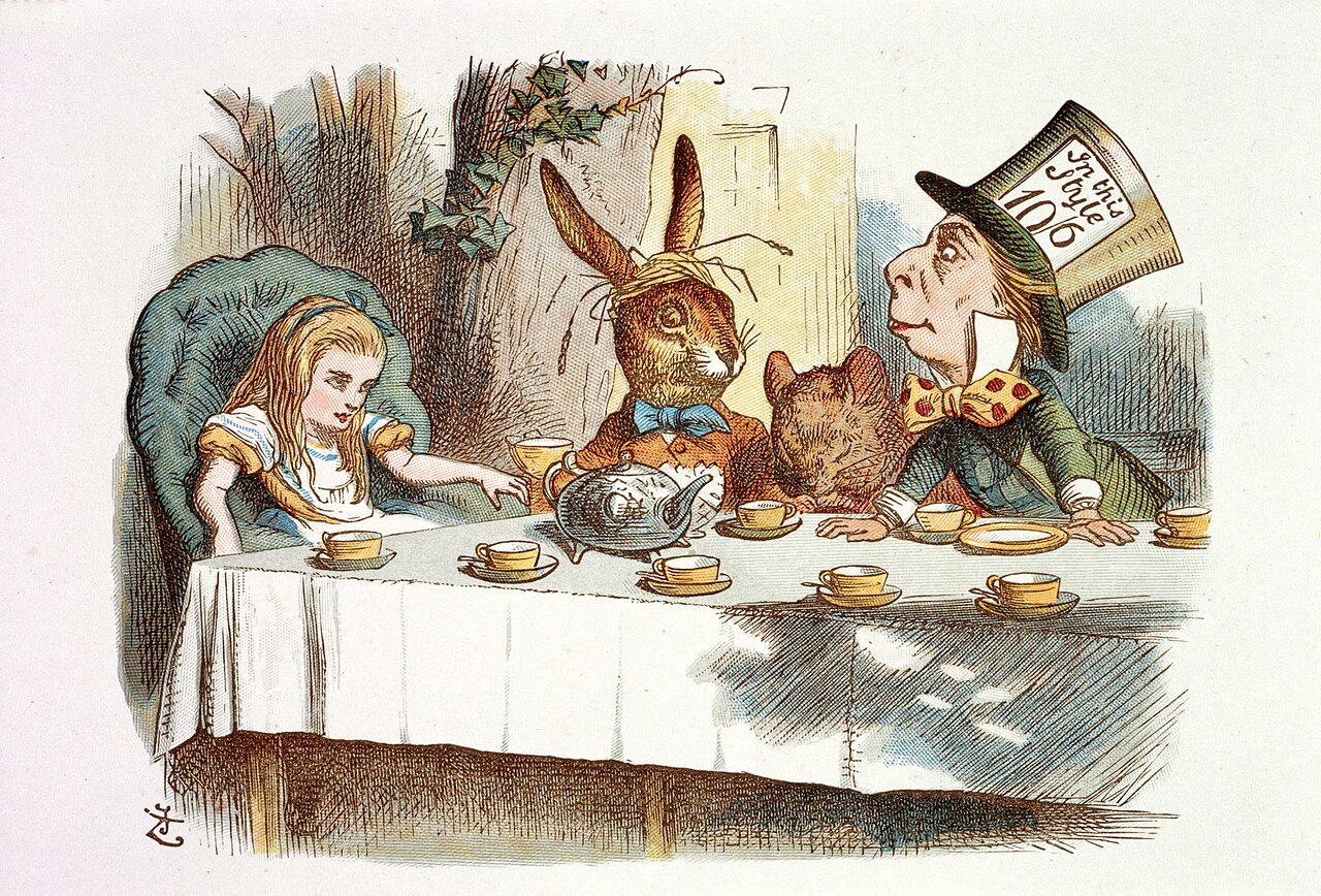 Public Domain Illustration of Alice in Wonderland
