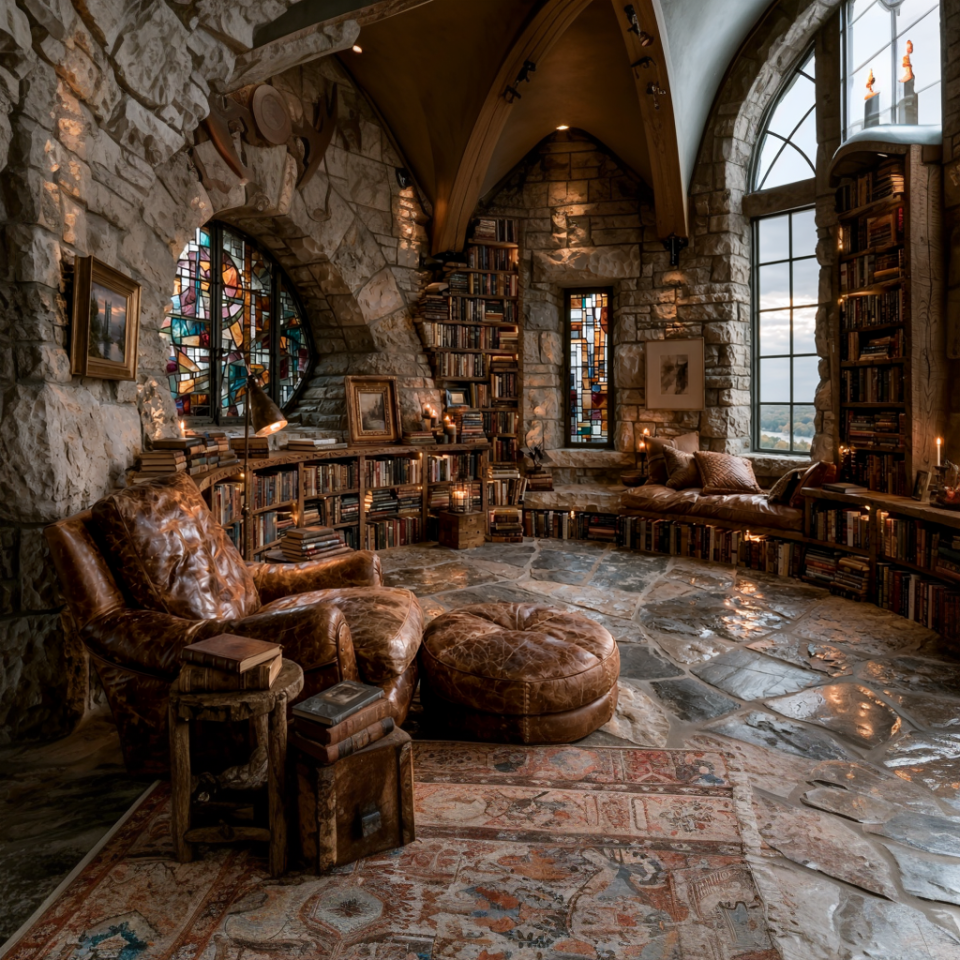 Ember House Tower Library