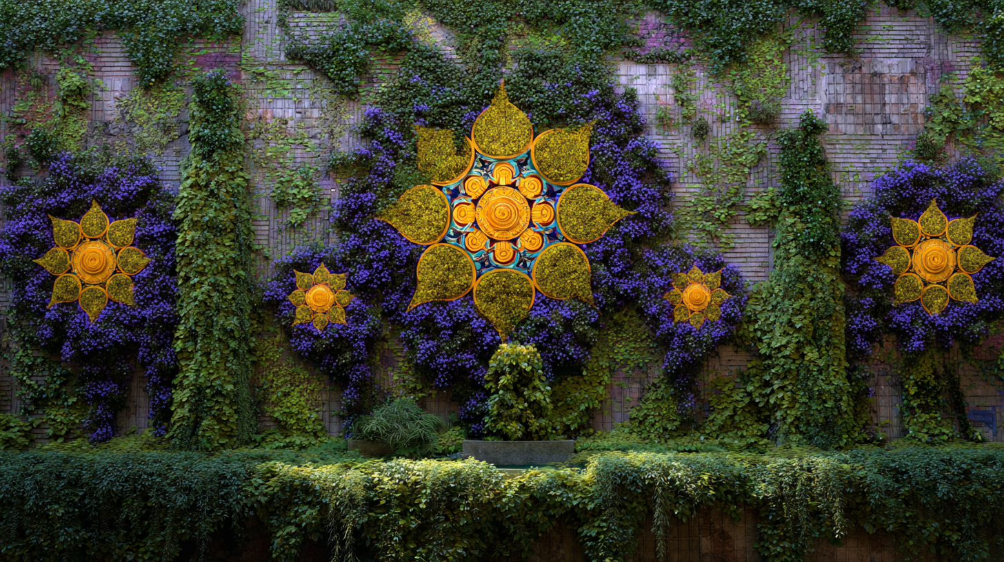 دیوار نیلوفرها