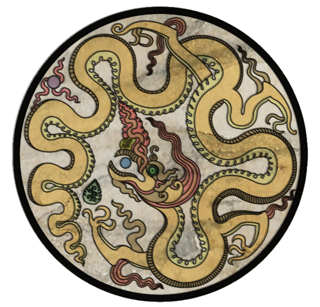A dragon symbol
