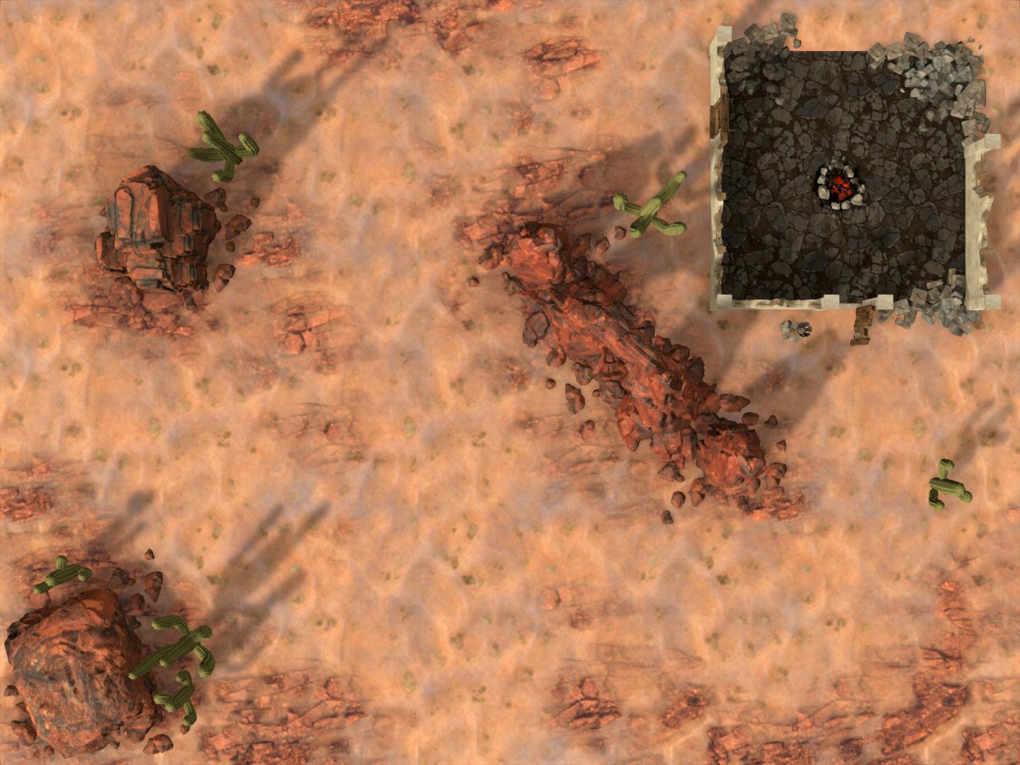 Badlands Encounter Badlands Encounter Battle Map