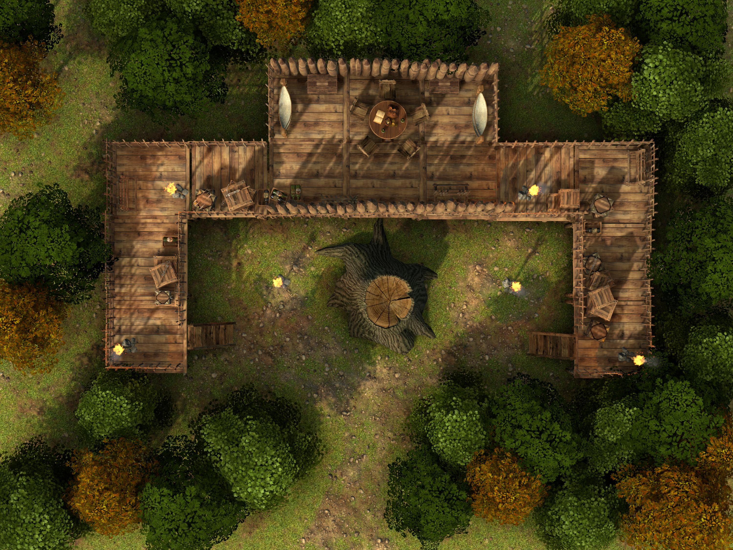 Bandit Hideout Bandit Hideout Battlemap
