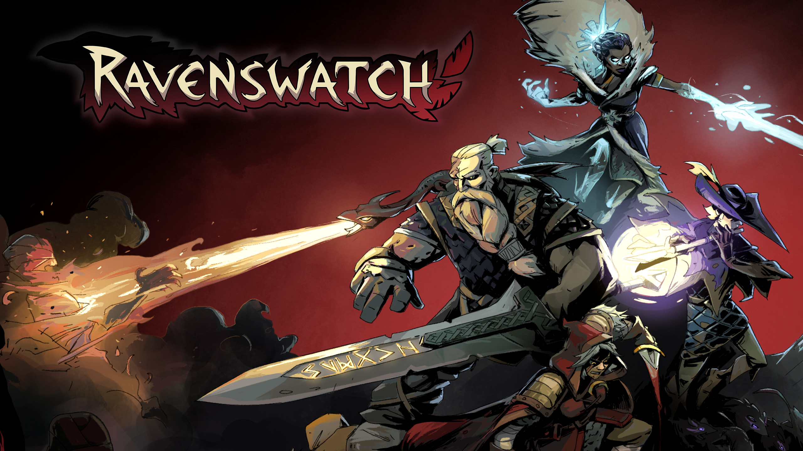 Ravenswatch Cover with Characters