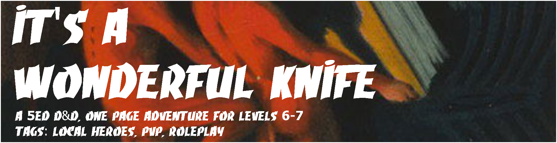 It's a Wonderful Knife Banner