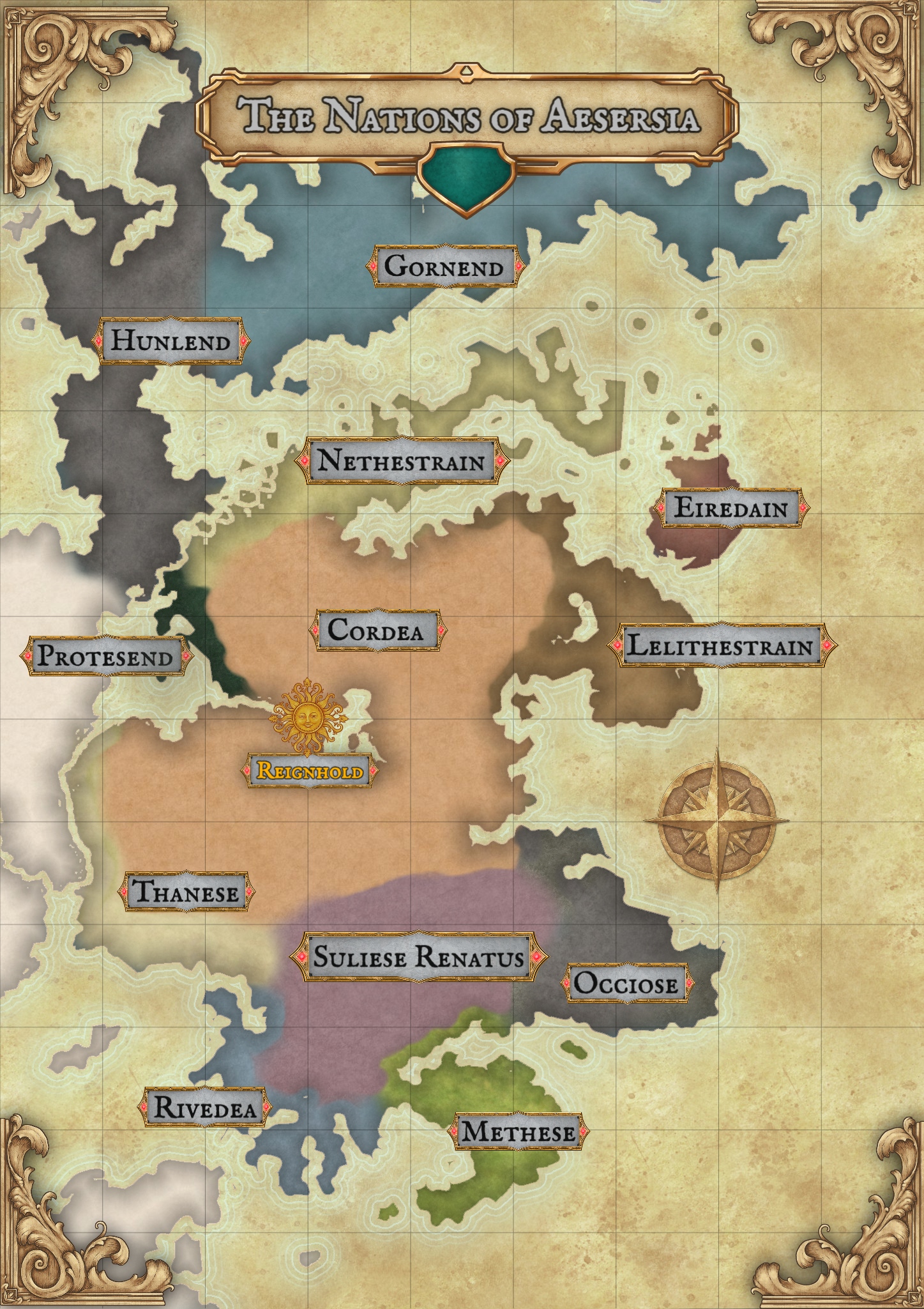 The Nations of Aemaphia