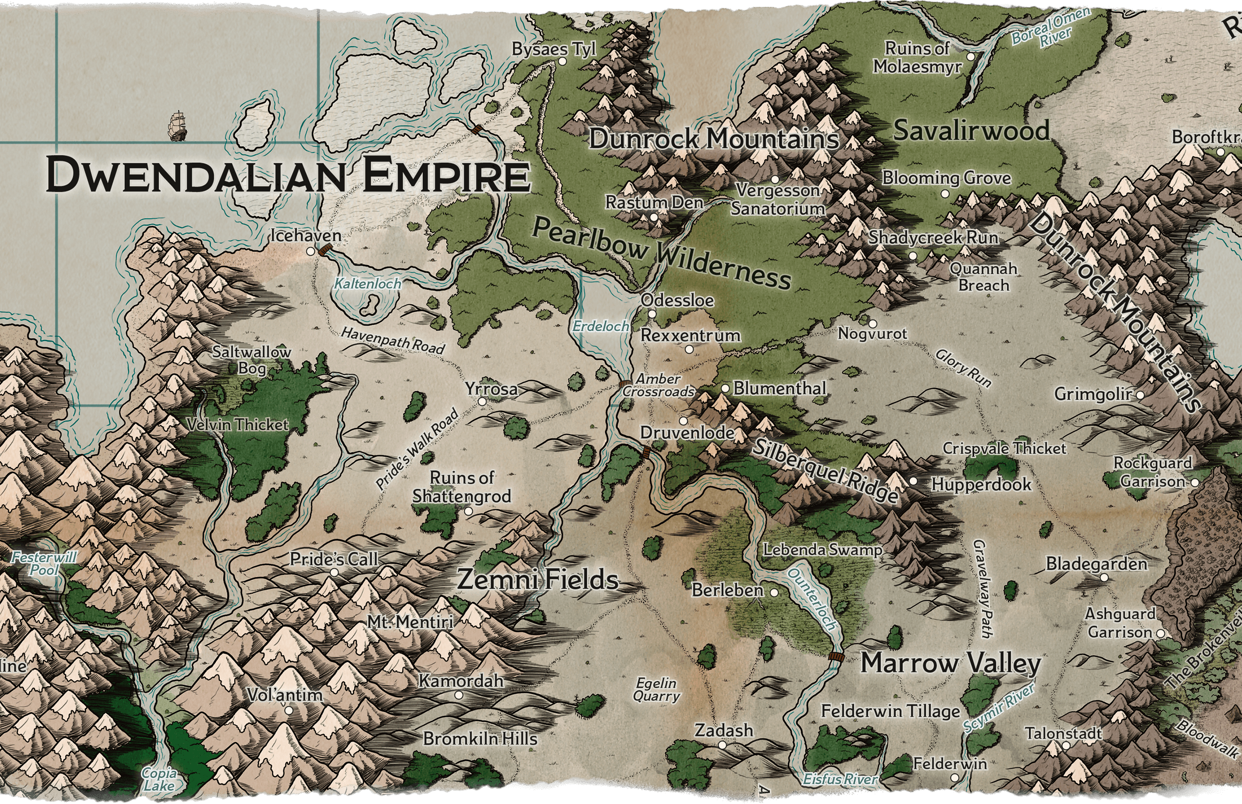 Zemni Fields Geographic Location in Wildemount | World Anvil