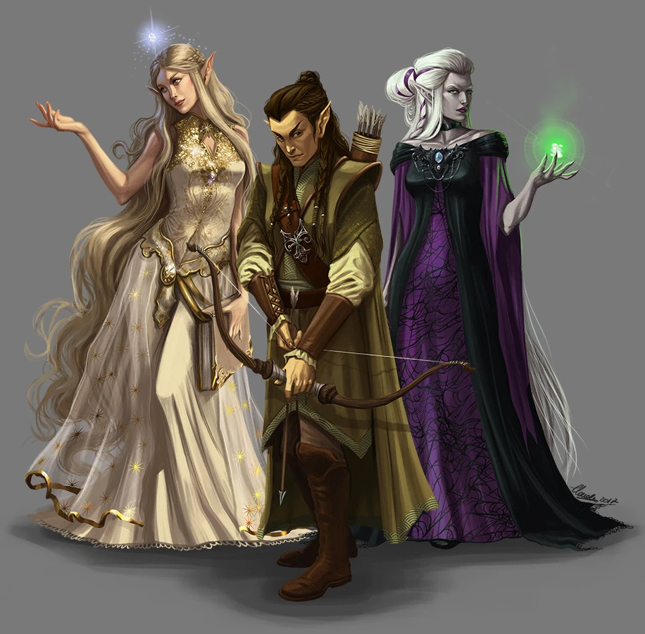 Elfe Fandom Elfen Species in Exandria | World Anvil