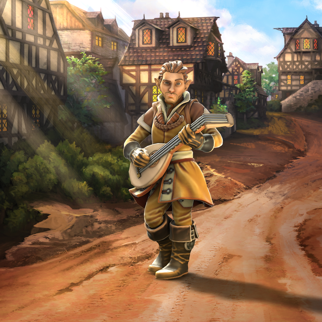 Wilovar Zinnalore, Half-elf Bard