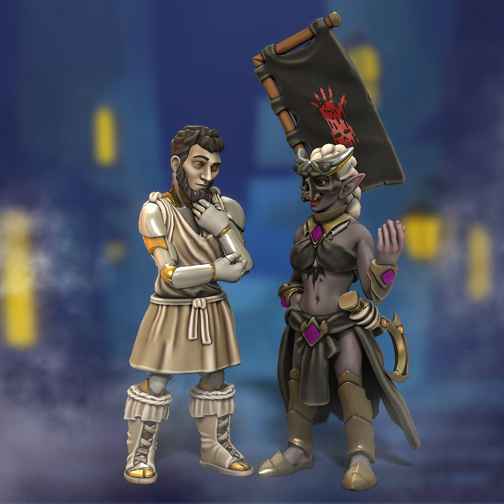 Tazi Asadi and Mage Mordant Kismet