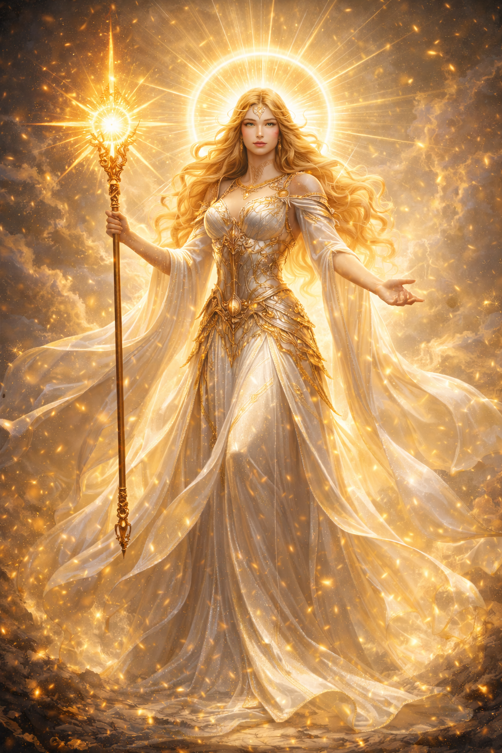 Liora – Goddess of Light and Truth Character in Aetharion | World Anvil