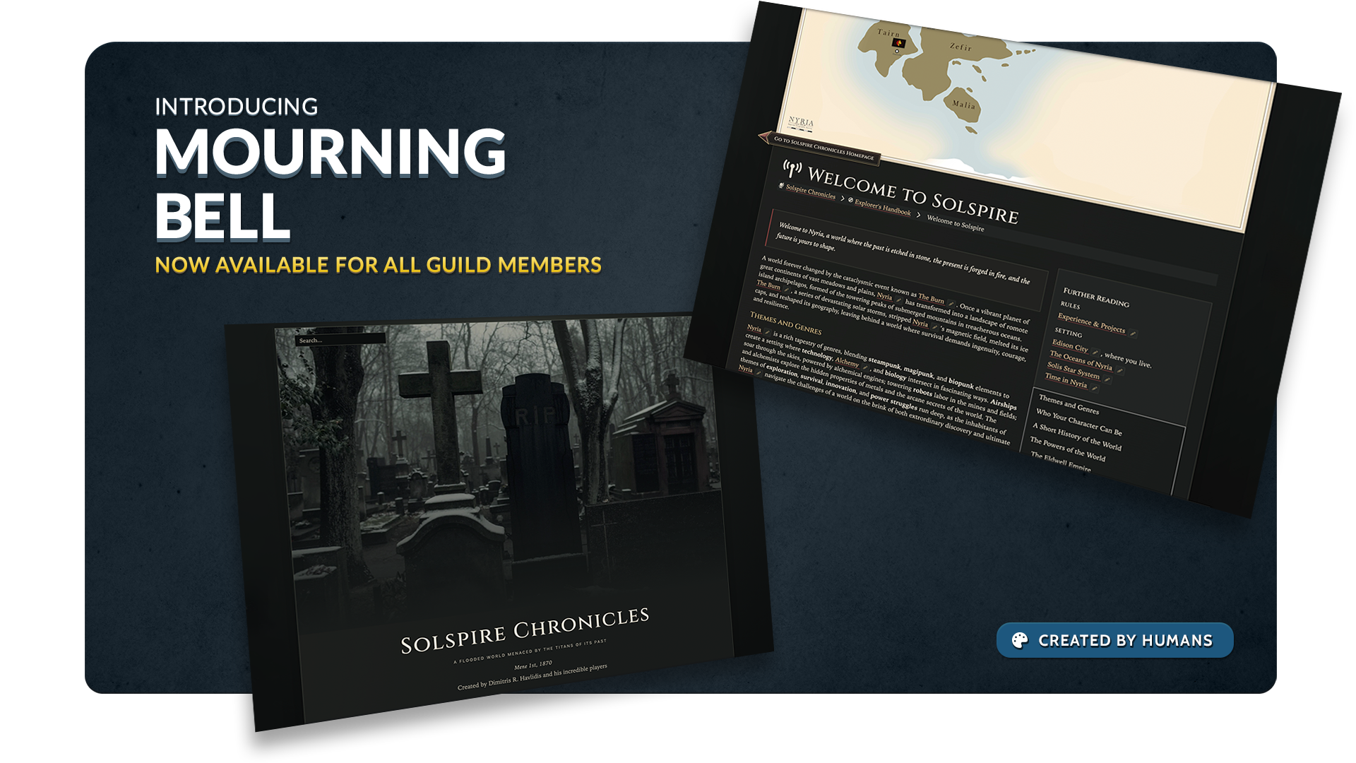 Introducing Mourning Bell: theme preview, now available for all Guild members.