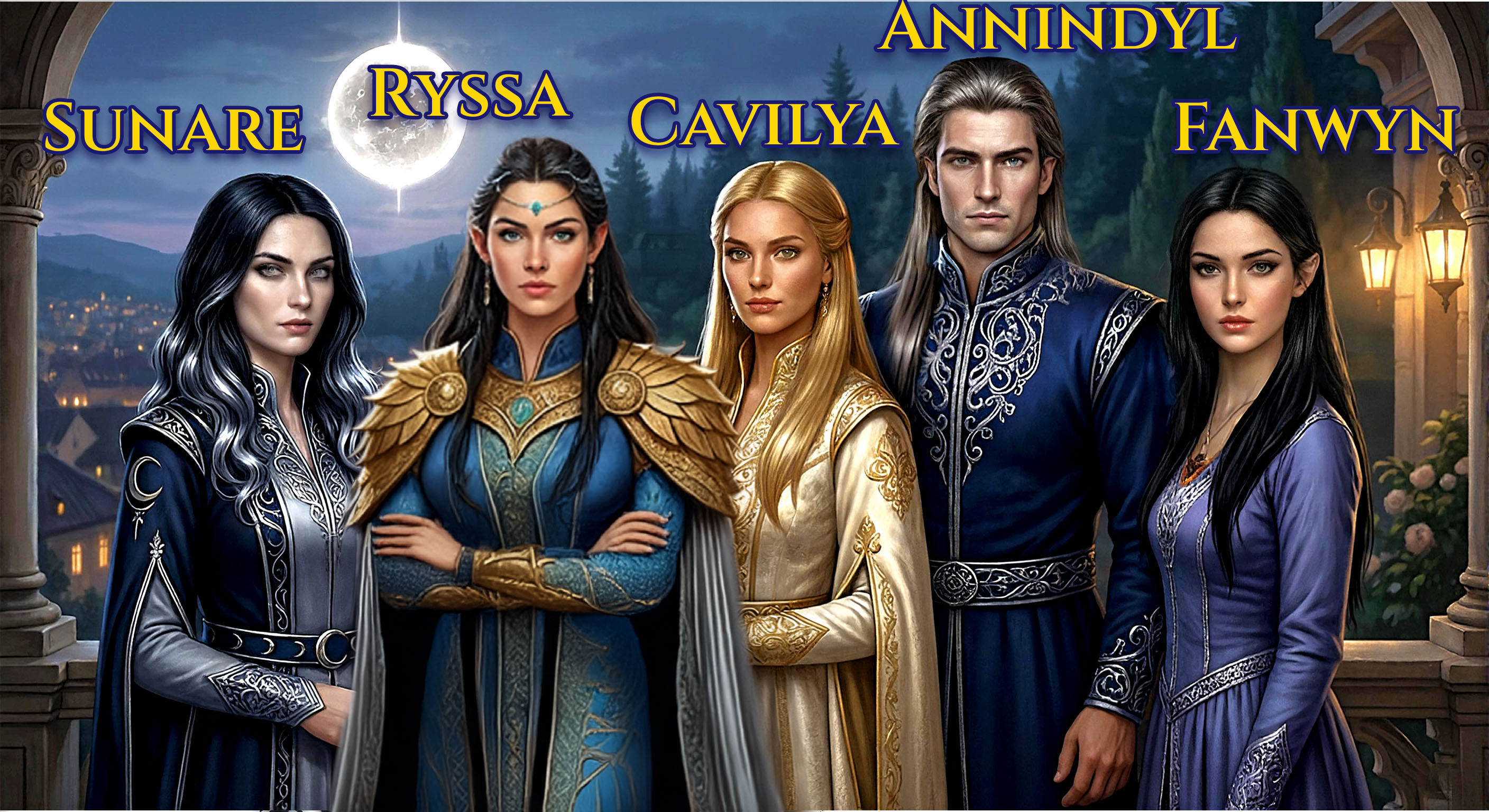 The grandchildren of Vesprian First Qyen, Torryaen the Great, c. 500 AV