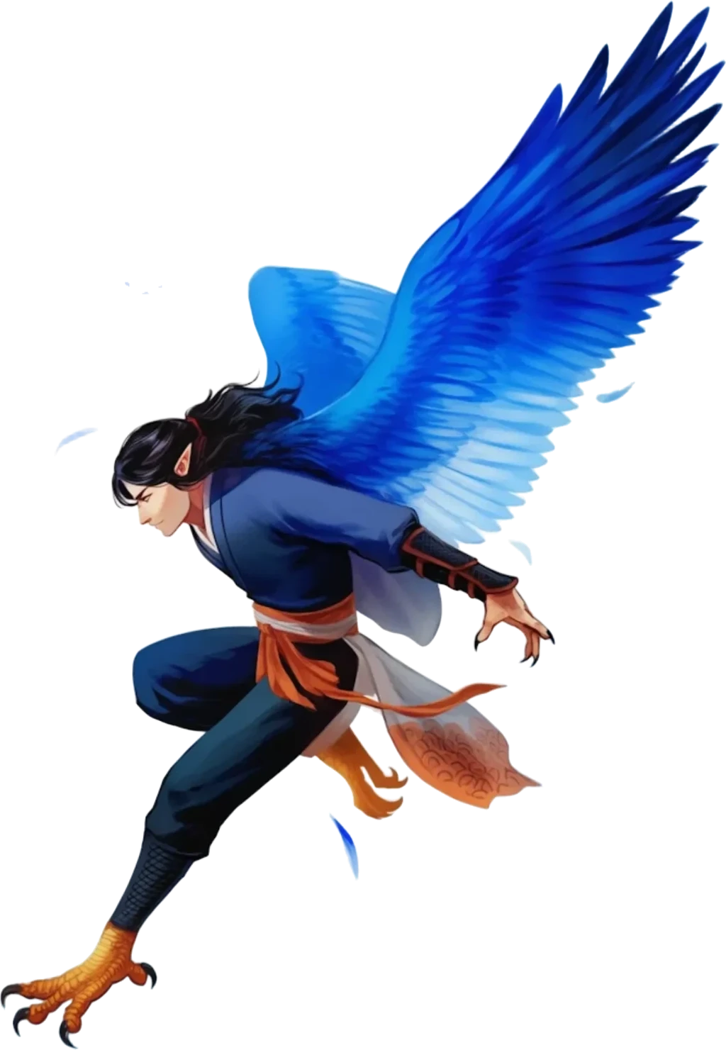 Male Mixedblood - Birdfolk/Elf