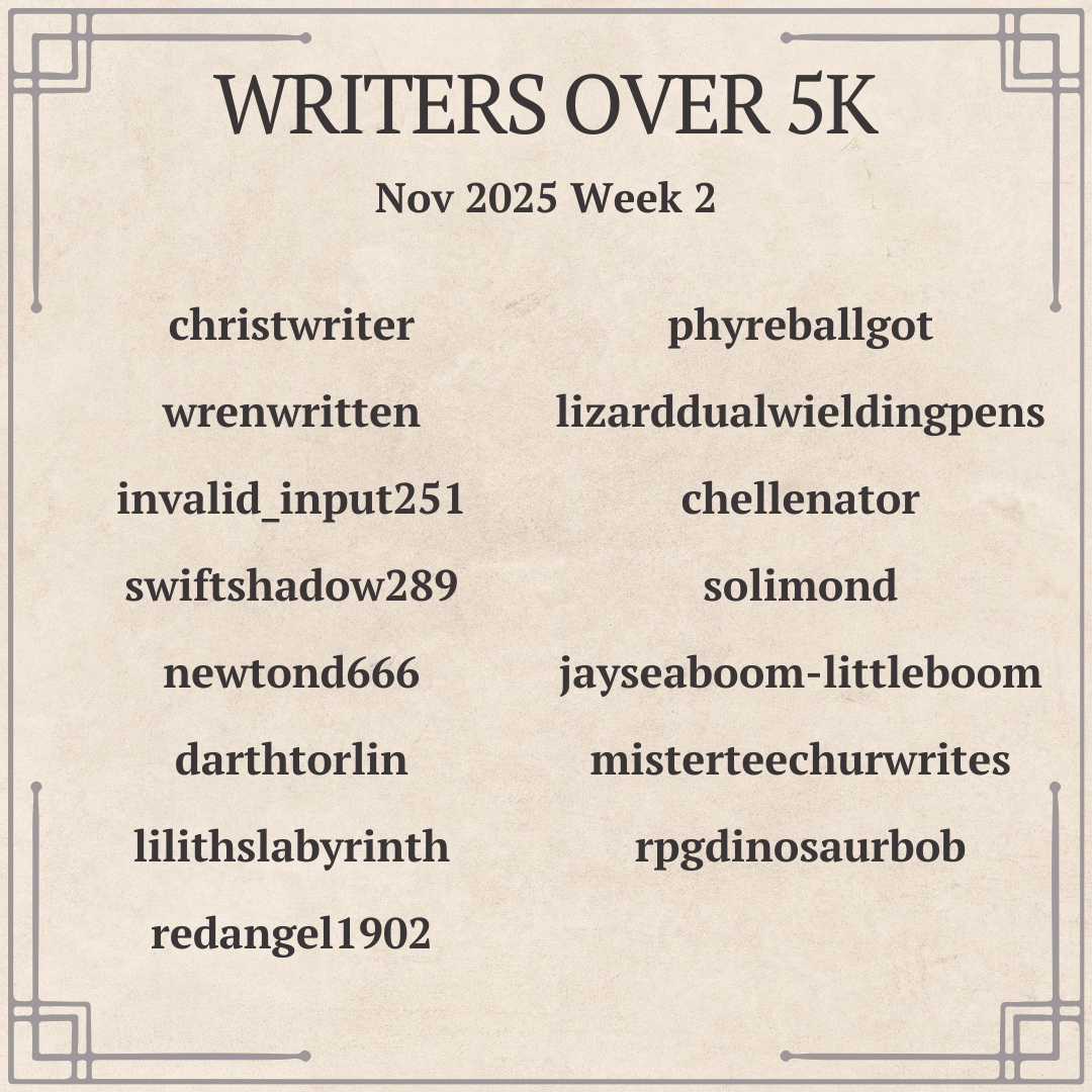 Writer stats 5K