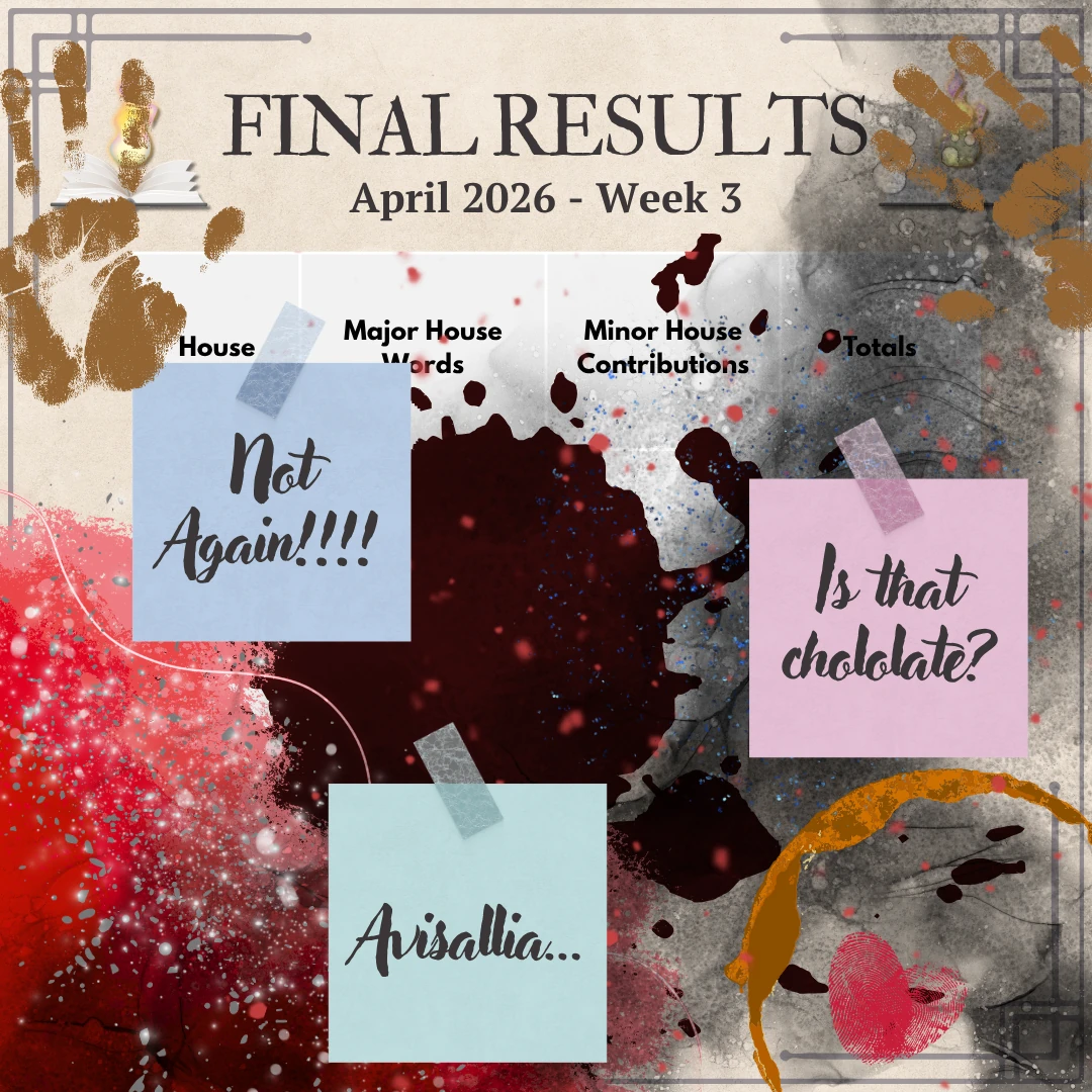 A Mess of glitter ink, and chocolate stains, with sticky notes saying 