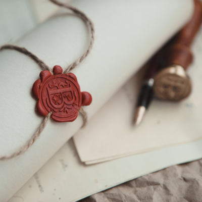 Burdun.png Scroll with wax seal