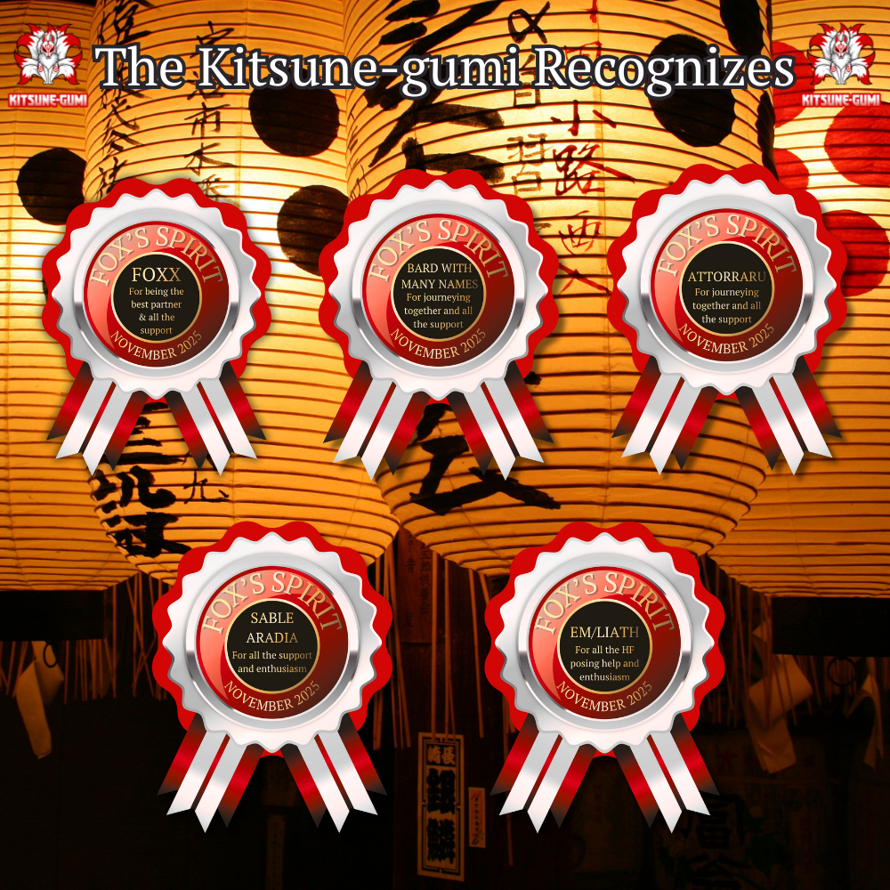 Kitsune-gumi Fox's Spirit Award page 2
