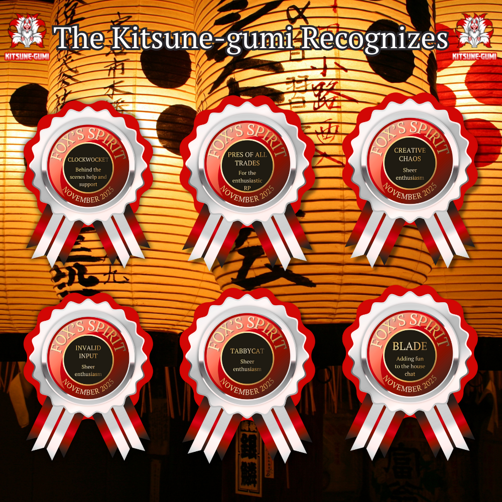 Kitsune-gumi Fox's Spirit Award page 1