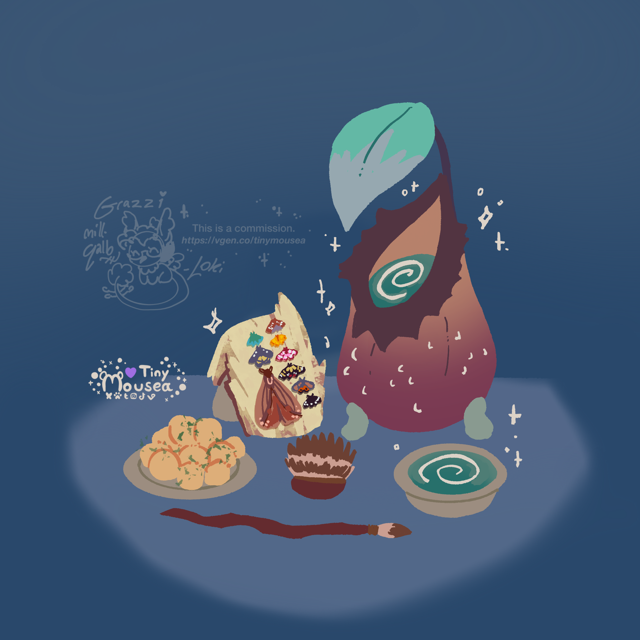 Food and makeup