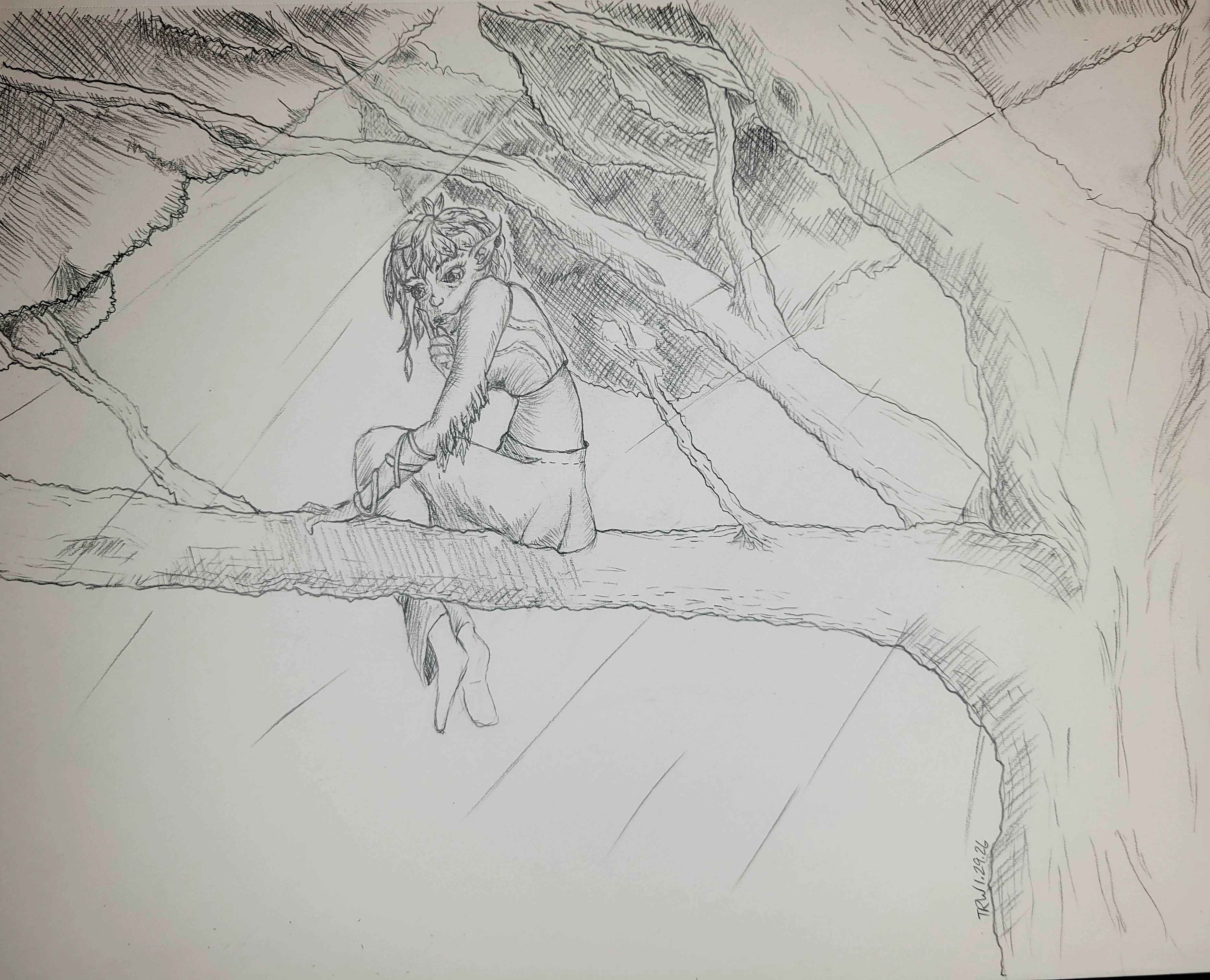In a tree