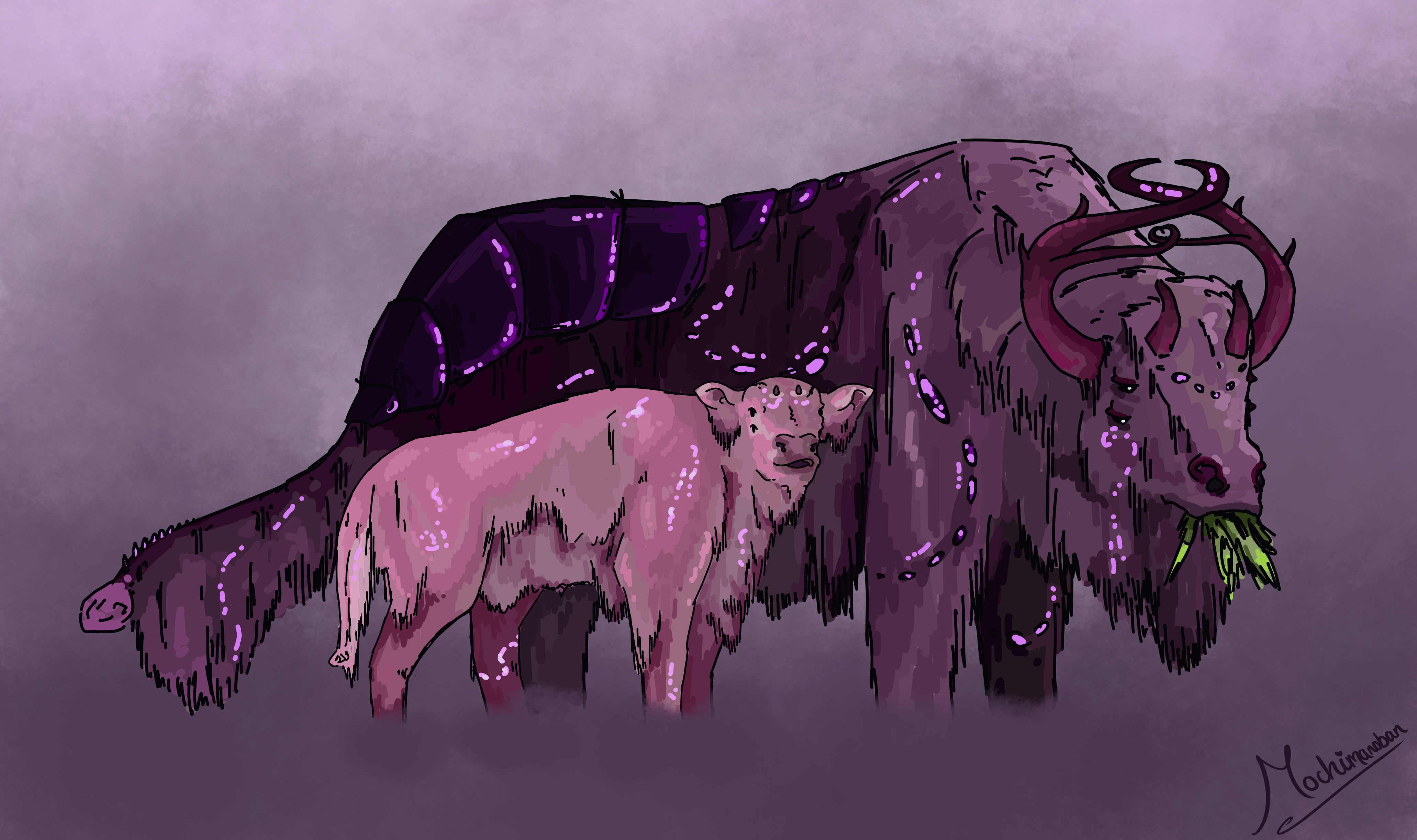 Horned Bison of Levis