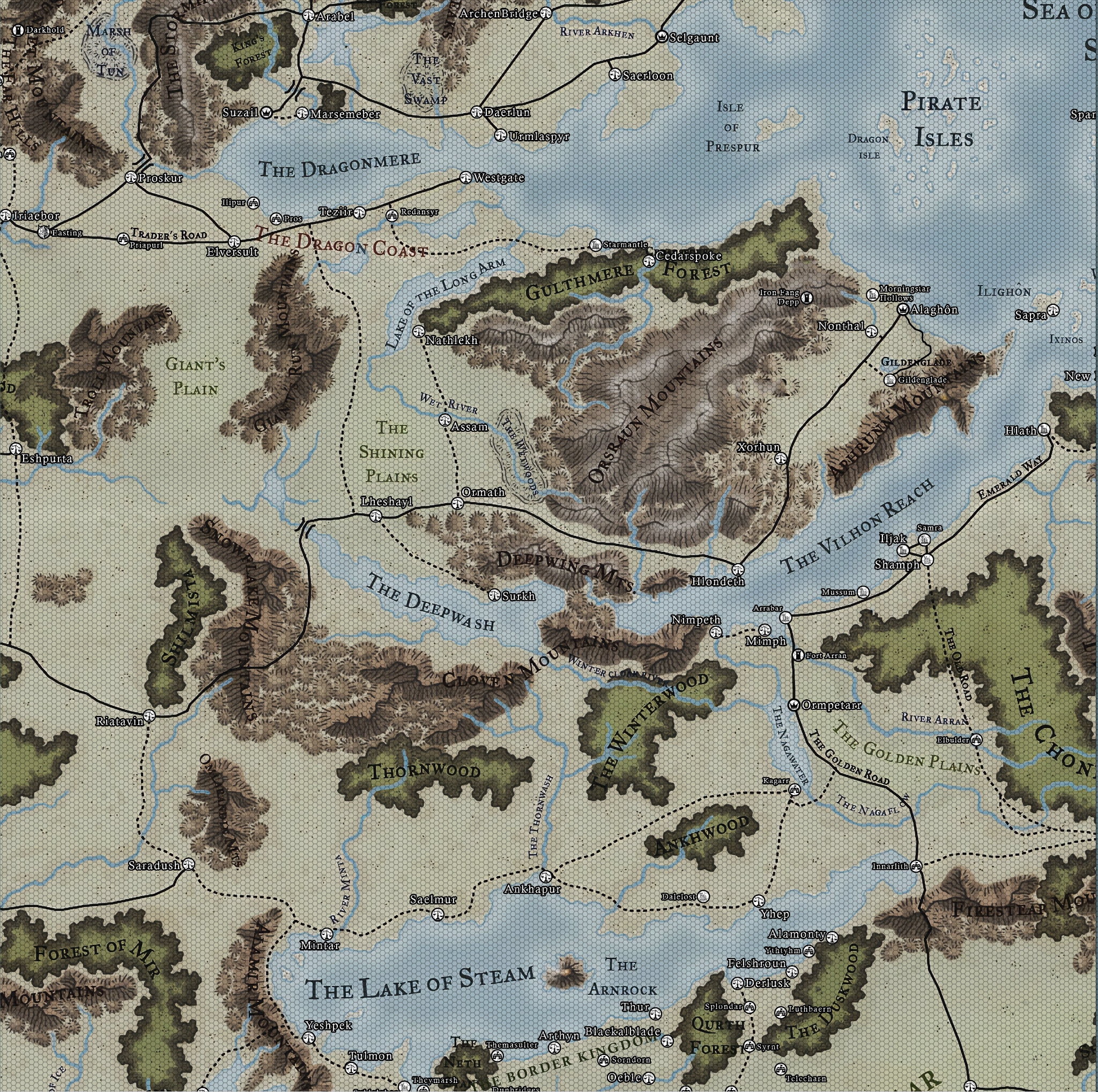 Regions Of The Forgotten Realms