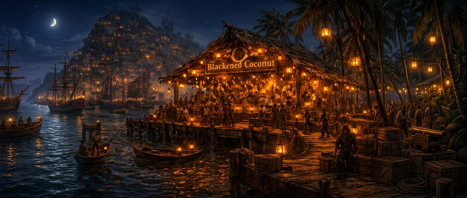 The Blackened Coconut Building / Landmark in Golwildom, The Broken ...