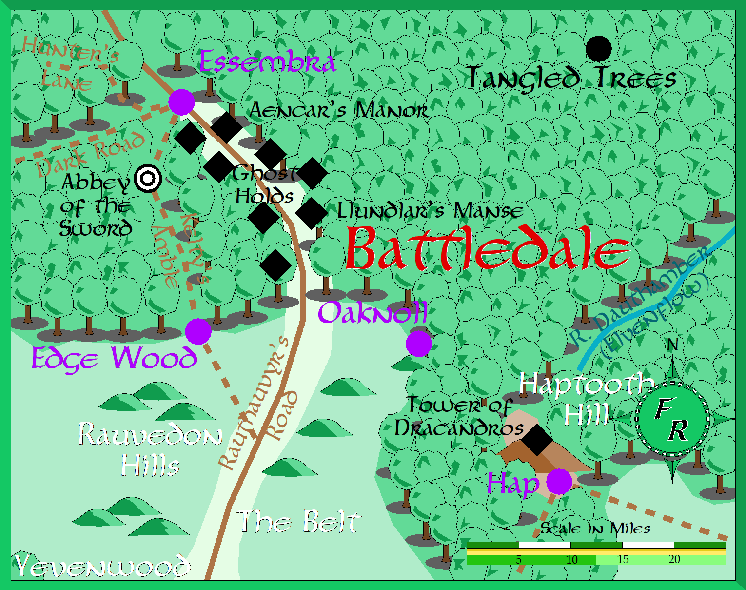 Shadowdale Map.pdf Battledale in Forgotten Realms: Reborn| World Anvil