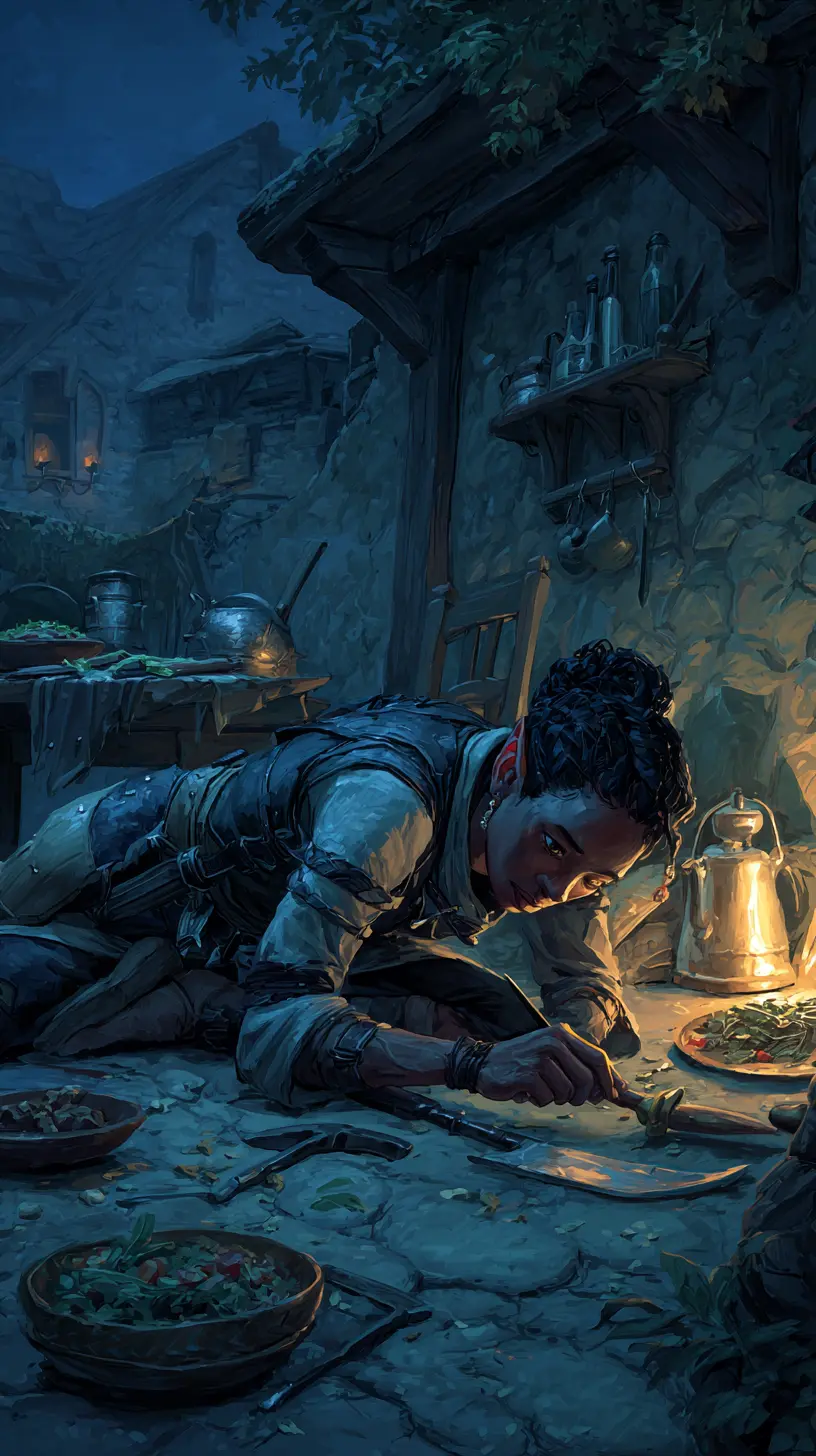 hanhula_concept_art_of_a_female_elven_blacksmith_with_dark_skin_865debc3-566b-49cf-b926-a3fdf9d44fd4.webp