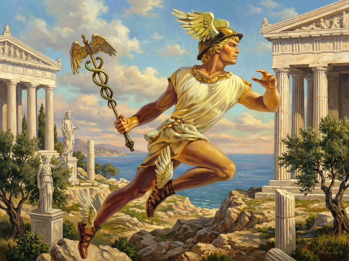 Hermes Messenger of the gods Character in YonZora | World Anvil