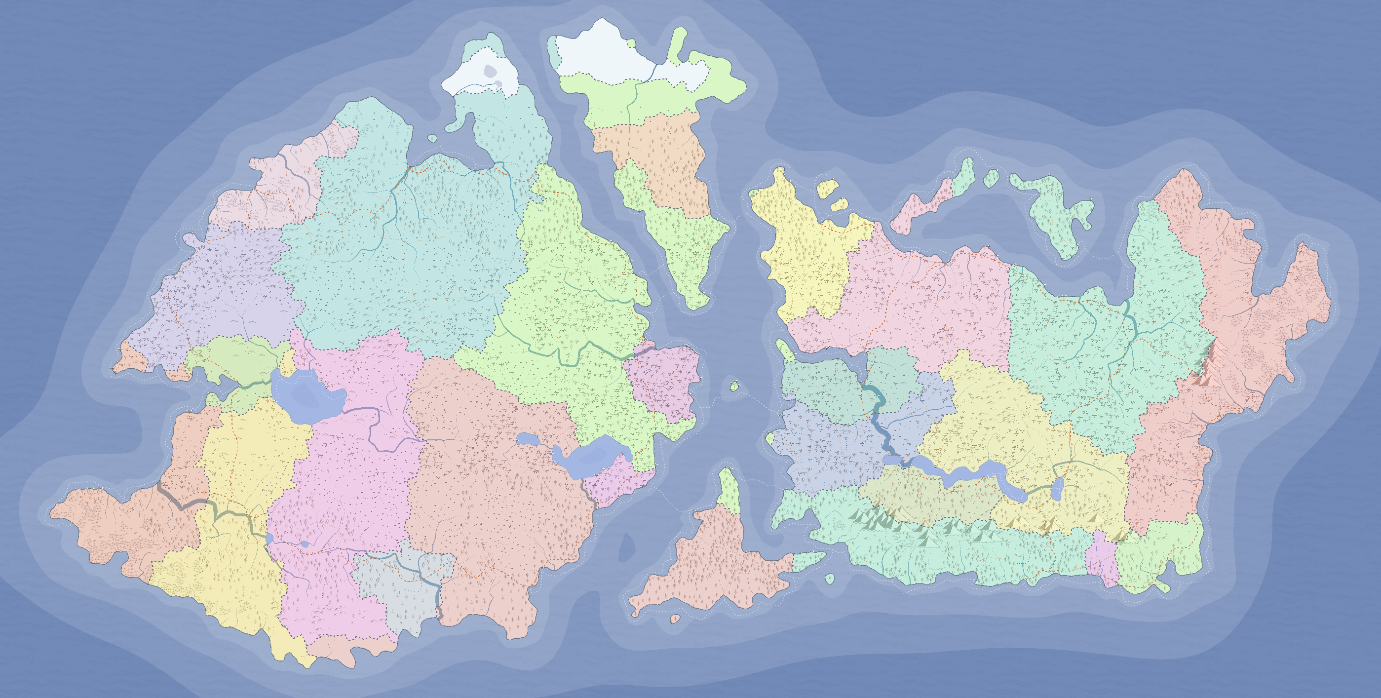 World Map in Redredan| World Anvil