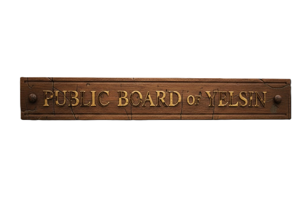 Public Board Plaque